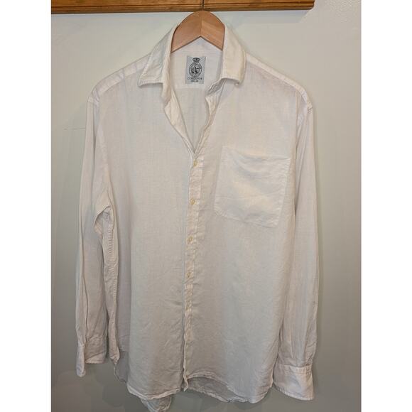 CORDINGS White Cotton Button Down Shirt Size 15.5 Mens British Heritage - Picture 1 of 10
